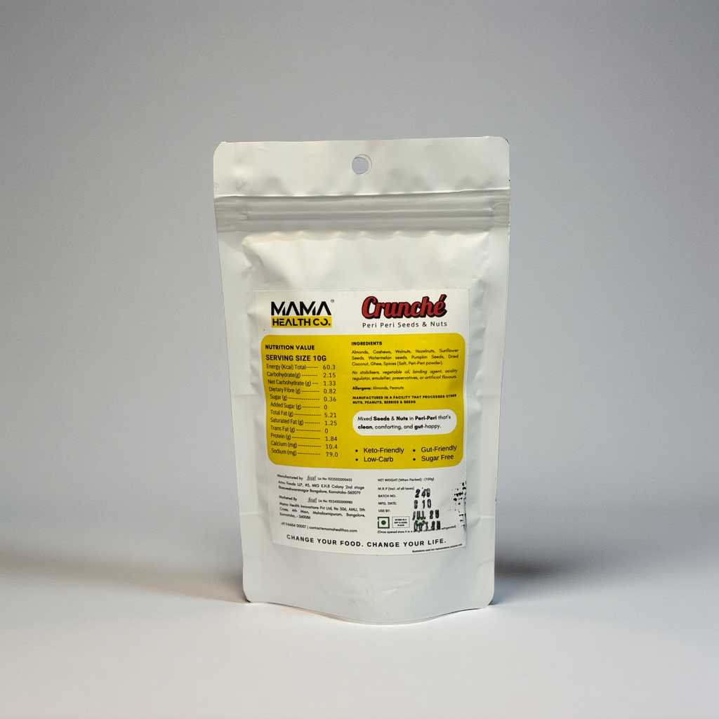 Crunché Roasted Nuts & Seeds – Peri Peri (100g)