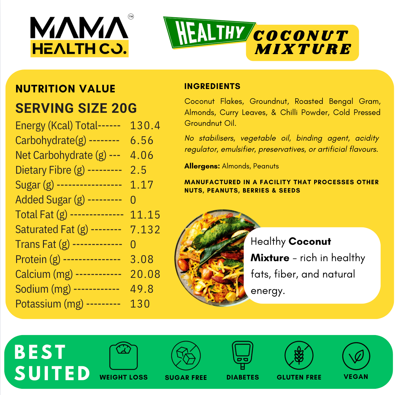 Healthy Coconut Mixture (100g)