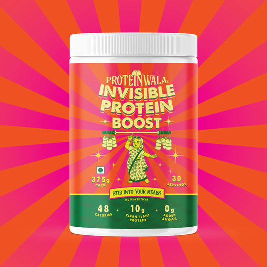 INVISIBLE PROTEIN BOOST INDIA'S FIRST PROTEIN DESIGNED FOR COOKING