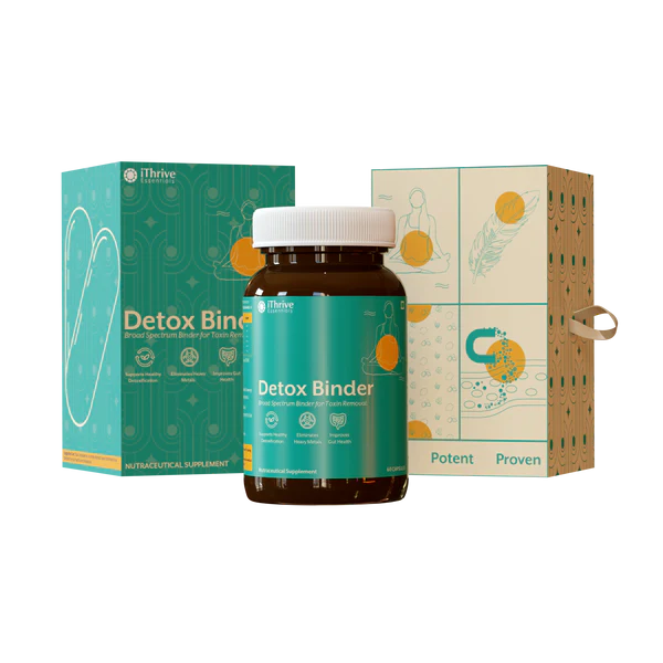 Detox Binder - Three-Layer Toxin Clearance Formula | 60 Capsules
