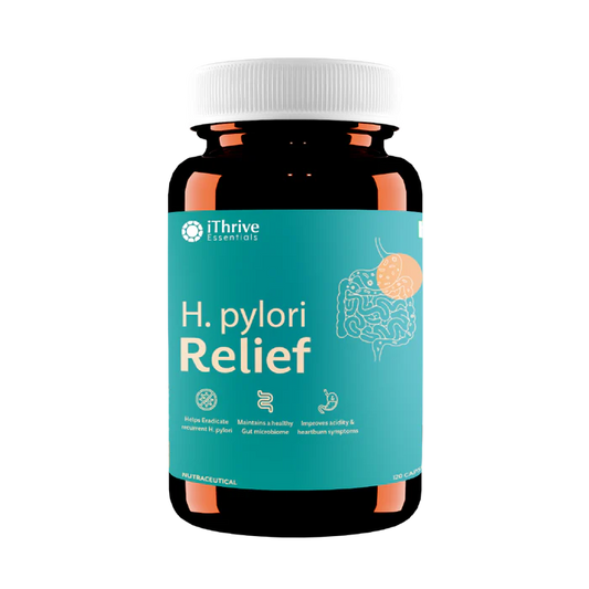 iThrive Essentials H Pylori Relief - Botanical Gut Protocol | 120 Capsules