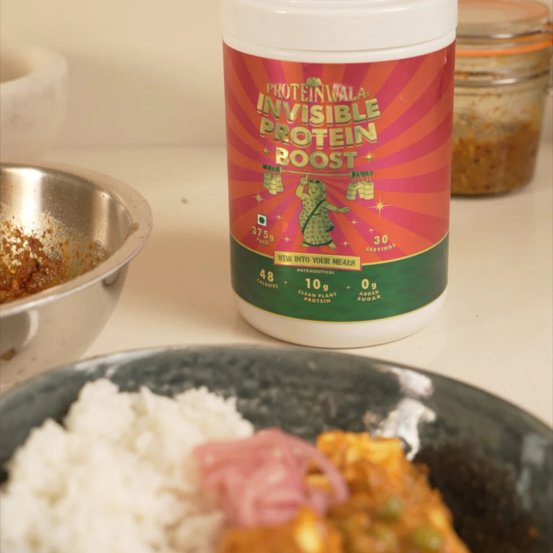 INVISIBLE PROTEIN BOOST INDIA'S FIRST PROTEIN DESIGNED FOR COOKING
