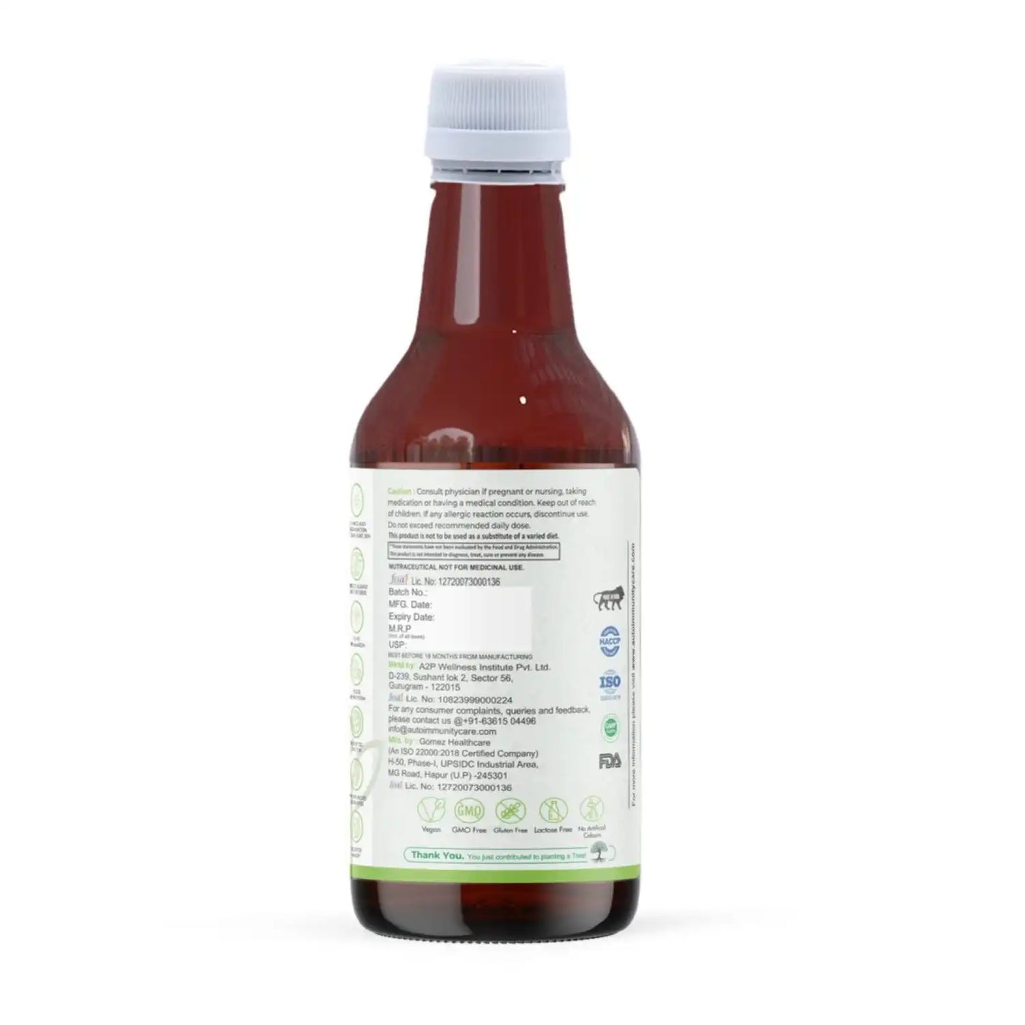 Autoimmunity Care Vegan Omega 3 Oil, 250 ML