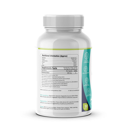 FM Nutrition Opti-Parasite Cleanse, 90 Veg Capsules