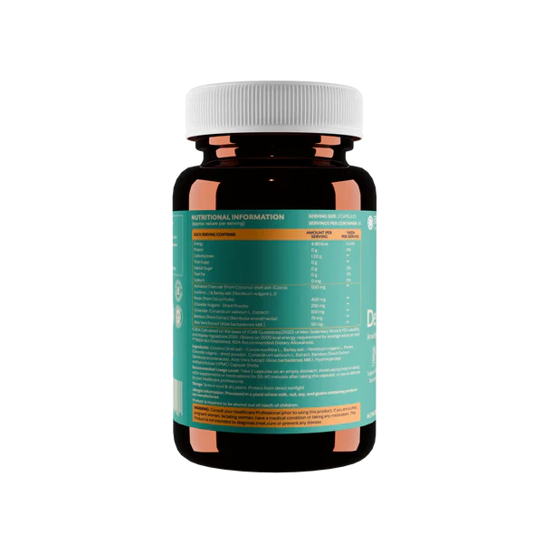 Detox Binder - Three-Layer Toxin Clearance Formula | 60 Capsules