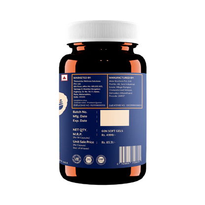 iThrive Essentials Marine Omega-3 Complex - SuperbaBoost® Krill Oil + Anchovy Fish Oil | 60 Capsules