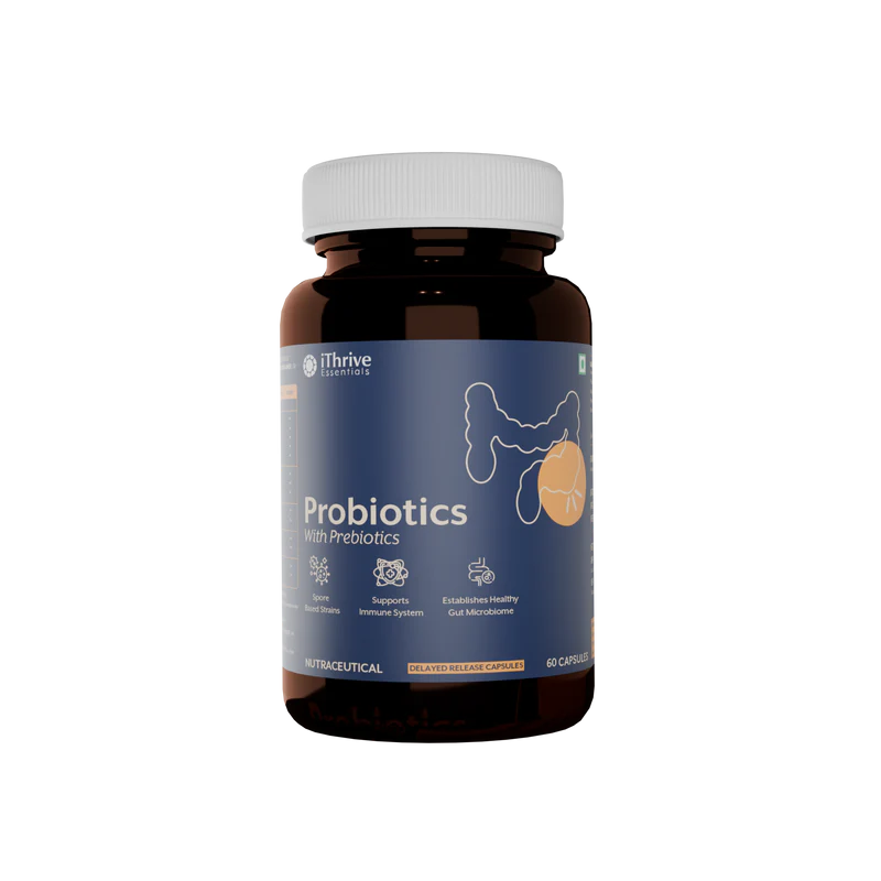 iThrive Probiotics with Prebiotics - 60 Capsules