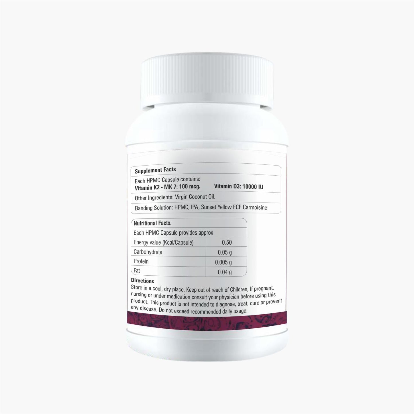 LivBio Quino 7 Plus, D3 + K2-7, 30 Capsules