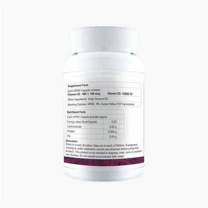 LivBio Quino 7 Plus, D3 + K2-7, 30 Capsules
