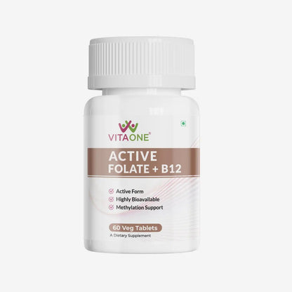 Vitaone Active B12 Folate, 60 Veg Tablets
