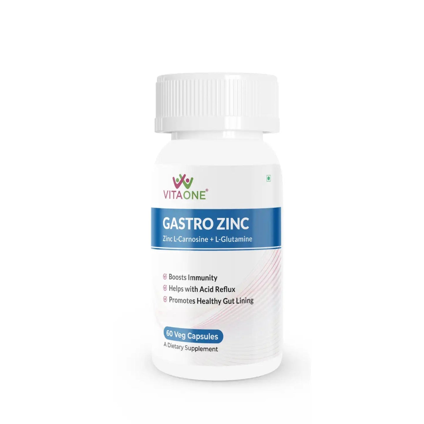 Vitaone Gastro Zinc Carnosine, 60 Veg Capsules