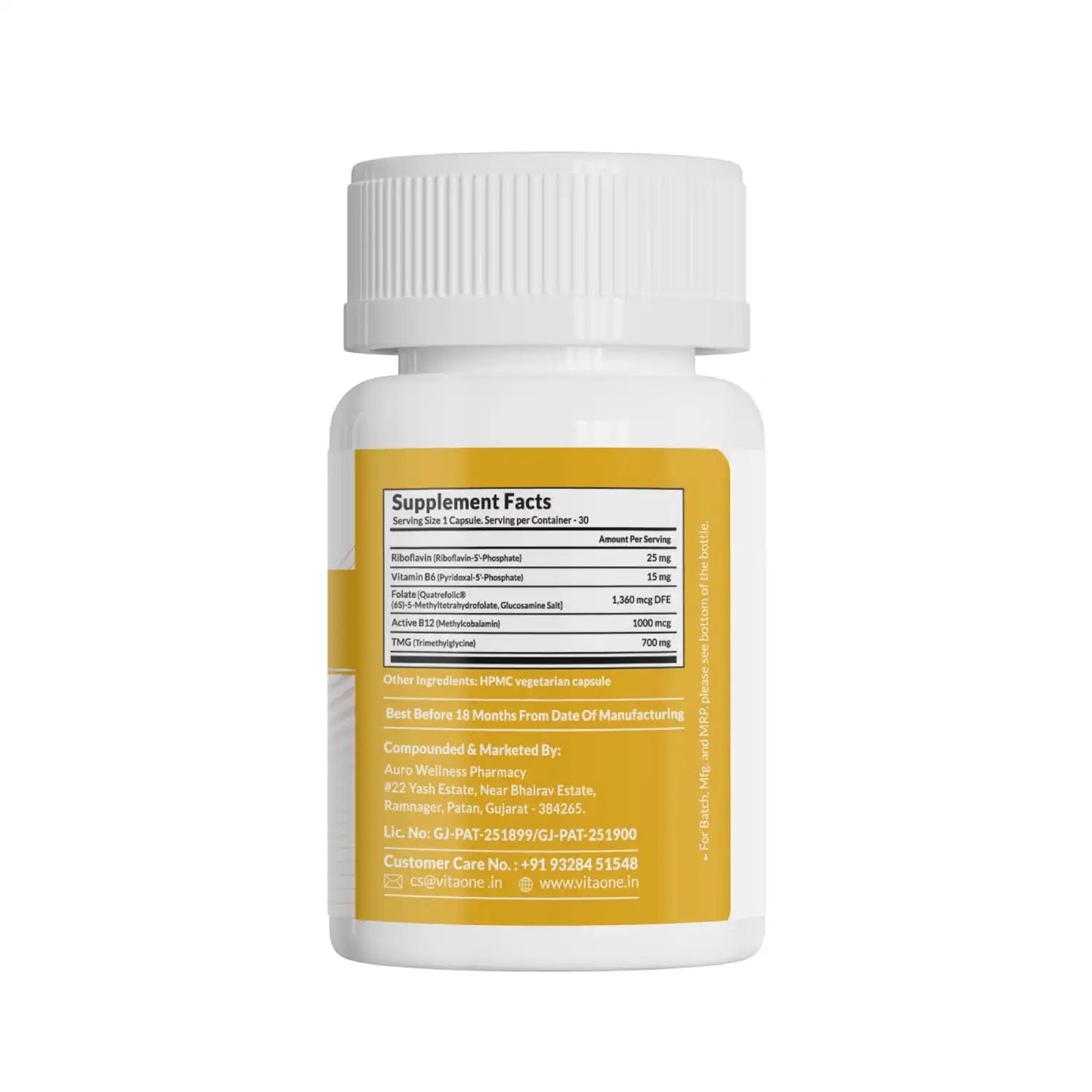 Vitaone Homocysteine Defence, 30 Veg Capsules