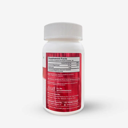 Vitaone Iron Complex (Iron Bisglycinate), 60 Veg Capulses