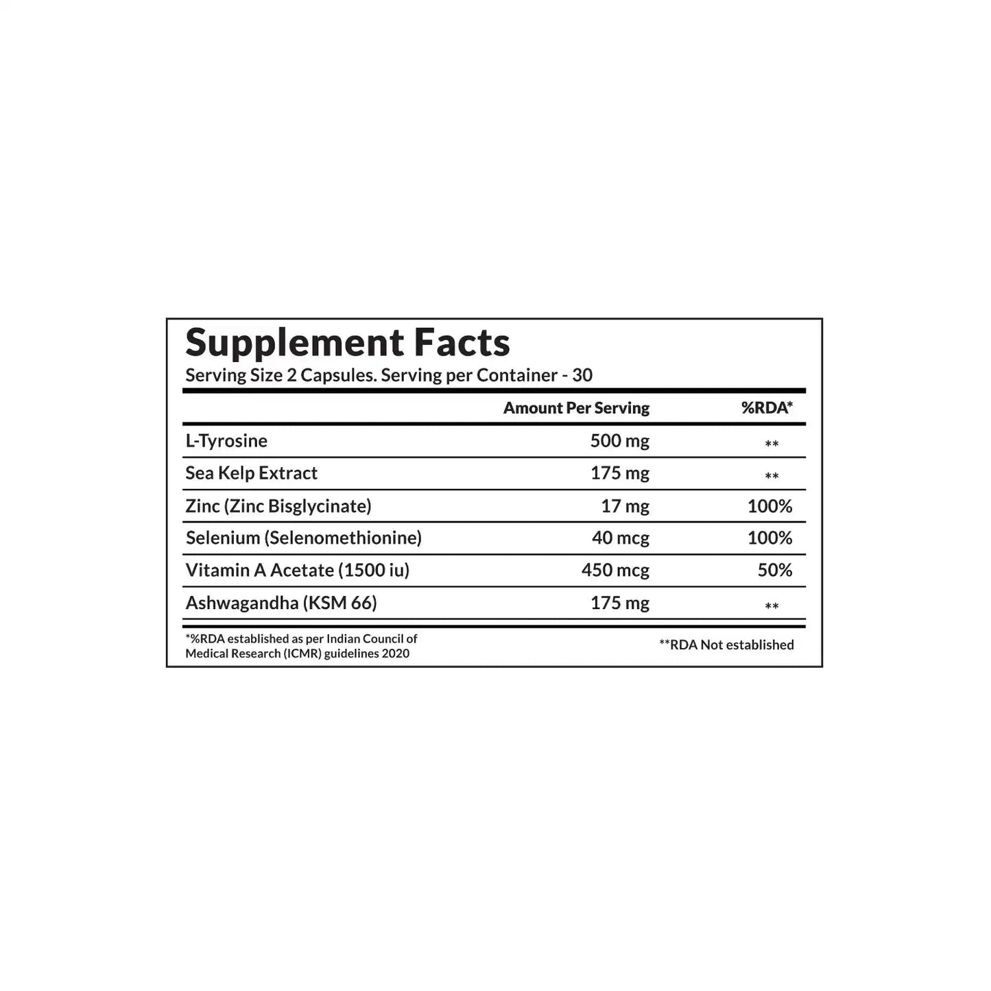 Vitaone Thyroid Support, 60 Veg Capsules