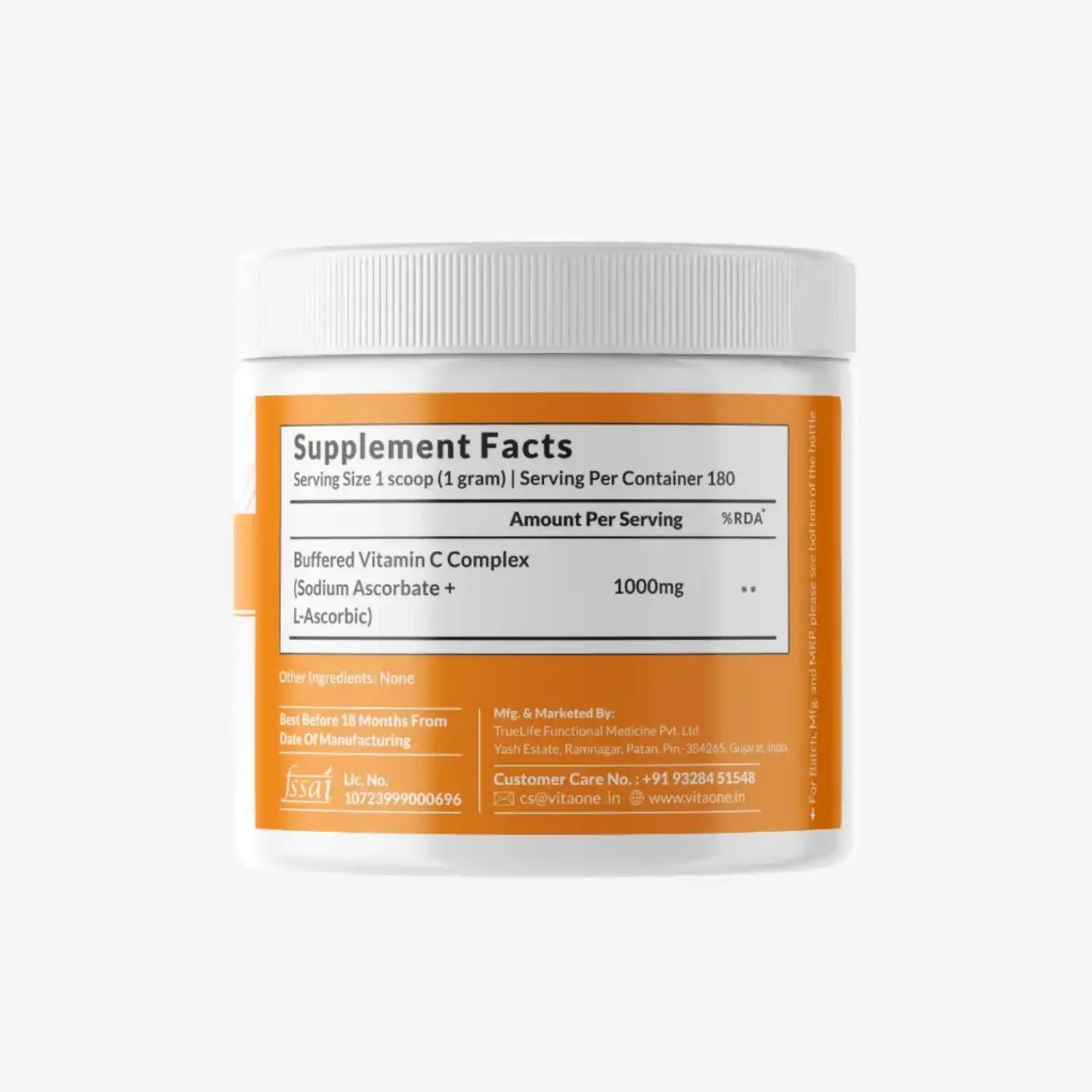 Vitaone Vitamin C, Ultra Potent Buffered Formula